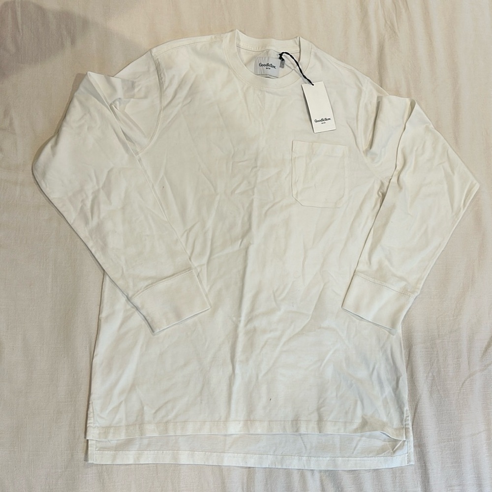 Good fellow NWT White Long Sleeve Shirt